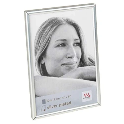 Afbeelding van walther design fotolijst mat zilver 10 x 15 cm Chloe Portretlijst WD015T