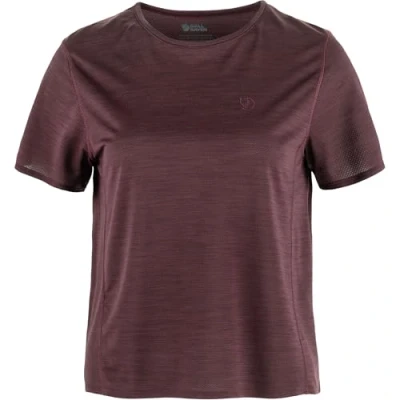 Afbeelding van Fjällräven Abisko Lite SS Shirt Dames Port M Rood Outdoor