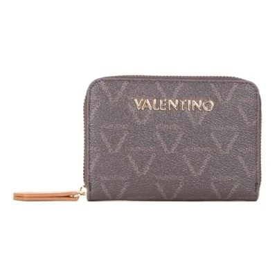 Afbeelding van VALENTINO Portemonnee Lady Re Zip Around Wallet Moro / Cuoio Donkerbruin