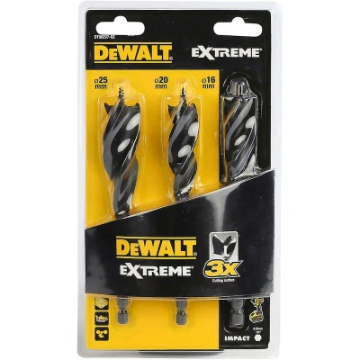 Afbeelding van DeWalt Accessoires Speedborenset tri flute EXTREME 3 delig 152 mm DT90237 QZ