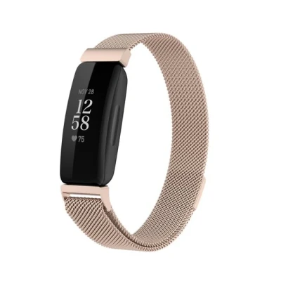 Afbeelding van Fitbit Inspire 2 &amp; Ace 3 Milanese bandje Maat: Large Vintage Goud