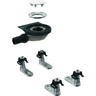 Afbeelding van Geberit ruwbouwset doucheplaat setaplano waterslot 30 mm 4 poten d 40 154 020 00 1