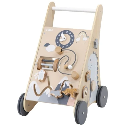 Afbeelding van Tryco Nature Houten Activiteiten Loopwagen TR 353003