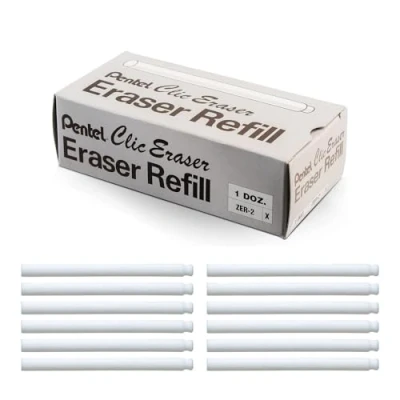 Afbeelding van Pentel Gum voor gumpen, 12 x 2 stuks