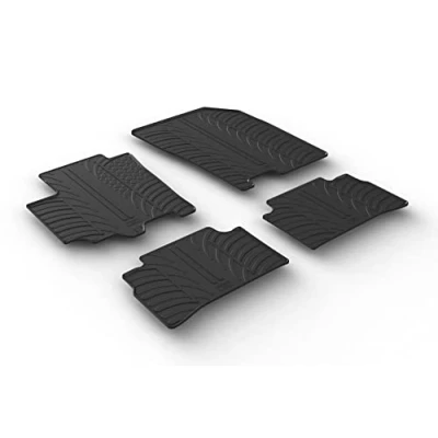 Afbeelding van Gledring Rubbermatten passend voor Suzuki SX4 S Cross 2013 2016 &amp; (T profiel 4 delig)
