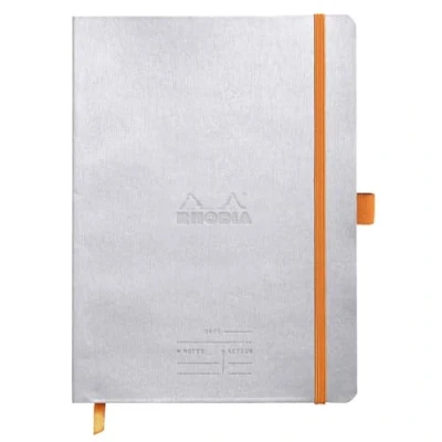 Afbeelding van Rhodiarama Softcover 6 X 8 1/4 A5 Black Meeting Book