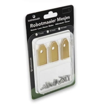 Afbeelding van To the South® Robotmaaier Mesjes titanium geschikt voor Husqvarna Automower Aspire R4 3 stuks