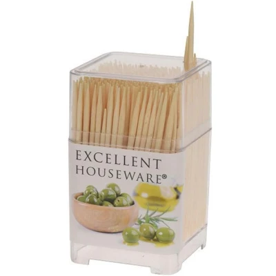 Afbeelding van Excellent Houseware Cocktailprikkers 450 stuks in vierkante koker