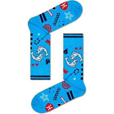 Afbeelding van Happy Socks Pisces Unisex Sokken multicoloured, Maat: 41 46, Multi coloured