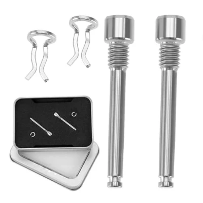 Afbeelding van Wanfoou 2 stuks M4 schijfrem remklauw titanium legering pin voor mountainbike fiets rembouten accessoires