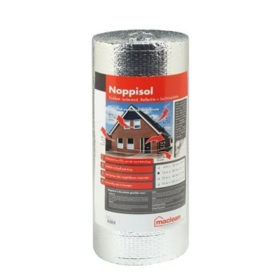 Afbeelding van Noppisol noppenfolie enkelzijdig 15x0,6 m (9 m²)