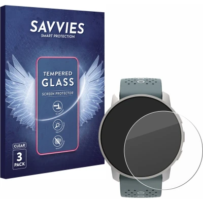 Afbeelding van Savvies Glas Screenprotector voor Suunto 9 Peak Gehard Beschermglas 9H (3 Stuks)