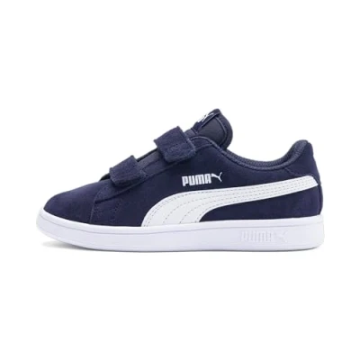 Afbeelding van Puma uniseks kind Sneaker Smash V2 Sd V Ps, Blauw Peacoat White, 31 EU