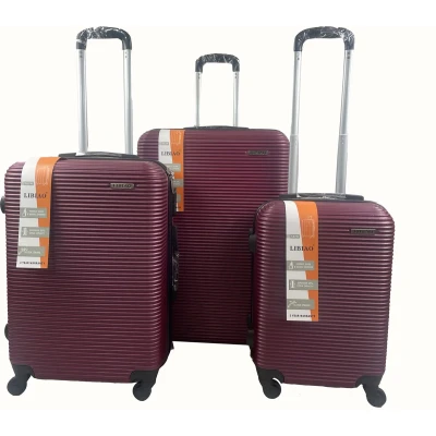 Afbeelding van Libiao A07 Kofferset 3 Delig 85l &amp; 50l 30l Bordeaux Rood