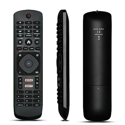 Afbeelding van Ersatz Fernbedienung voor Philips TV 32PFS6401 32PFS6401/12 32PFS6401/60 32PFS6402 32PFS6402/12 32PFT5300, USB1