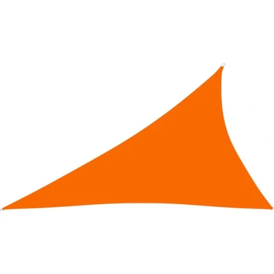Afbeelding van vidaXL Zonnescherm driehoekig 3x4x5 m oxford stof oranje