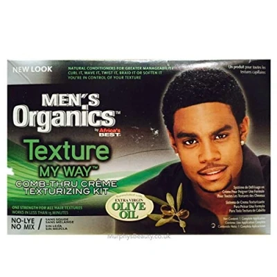 Afbeelding van Africas Best Mens Organics Texture My Way Comb Thru Creme Texturizing Kit