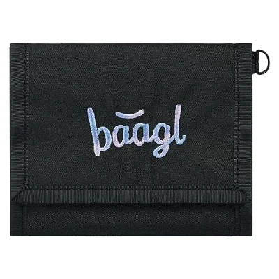 Afbeelding van Baagl Portemonnee voor jongens en meisjes, kleine portemonnee, tienerportemonnee, kinderportemonnee, Metallic Holo, Modern