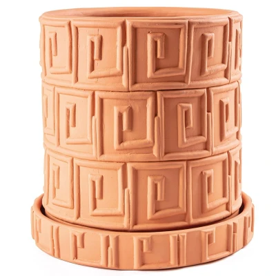 Afbeelding van Seletti Magna Graecia Greca bloempot terracotta