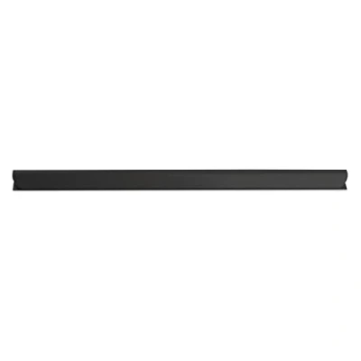 Afbeelding van Donau universele klemrails, 10 stuks, klemrail DIN A4, mm, voor ca. 100 vellen, klemlijst zichtwerende strepen, bevestigingsclips, pvc, kunststof, zwart