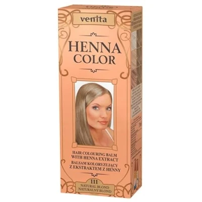 Afbeelding van Venita Henna Color Haarkleurmiddel, 111 Natural Blond, 75 ml