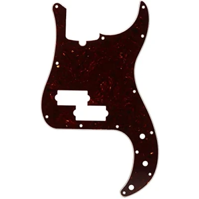 Afbeelding van Fender 13 Hole Multi Ply Modern Style Precision Bass Pickguard Tortoise Shell voor basgitaar