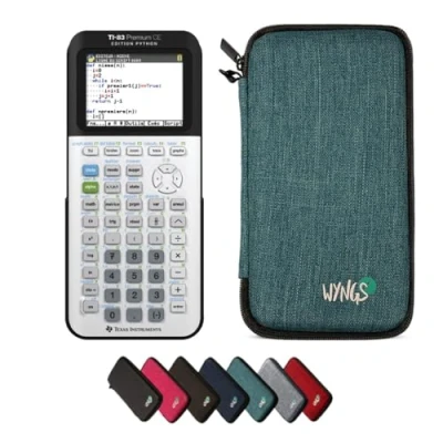 Afbeelding van CALCUSO Basispakket turkoois met Grafische Rekenmachine TI 83 Premium CE Python