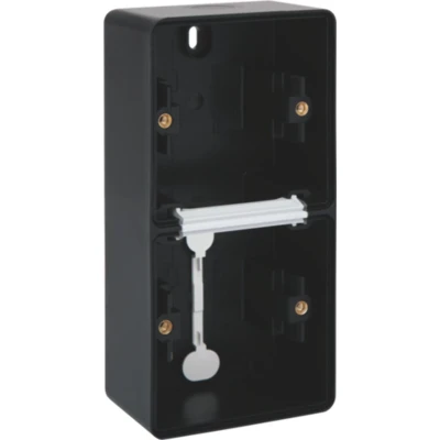 Afbeelding van Niko New Hydro 2 voudige onderbak met soepele ingangen zwart 761 83201