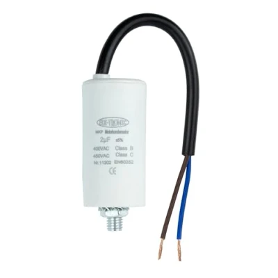Afbeelding van Condensator startcondensator motorcondensator werkcondensator kabel 2µF 450V