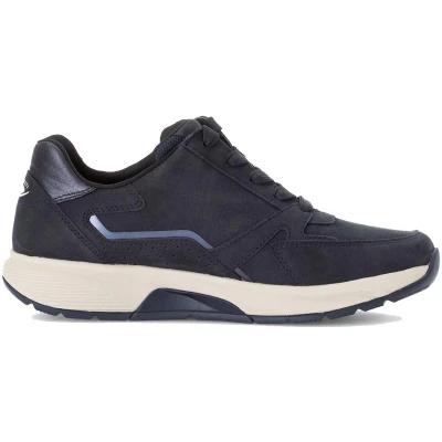 Afbeelding van Gabor rollingsoft sensitive 76.878.46 dames rollende wandelsneaker blauw maat 35 (EU) 2.5 (UK)