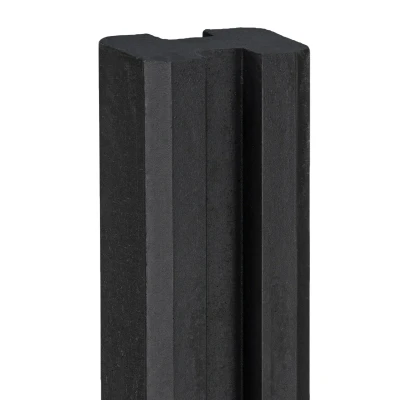 Afbeelding van Berton sleufpaal Reest gecoat tussenmodel 272 cm met kabeldoorvoer Tuindeco