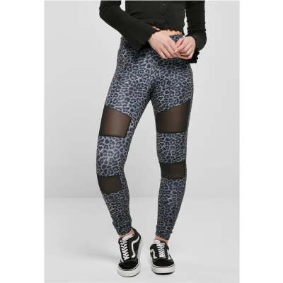 Afbeelding van Urban Classics TECH MESH AOP Legging, Dames, Maat: XS, Snowleo