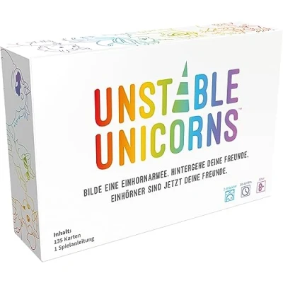 Afbeelding van Unstable Games Unicorns basisspel partyspel kaartspel 2 8 spelers vanaf 8+ jaar 45+ minuten Duits