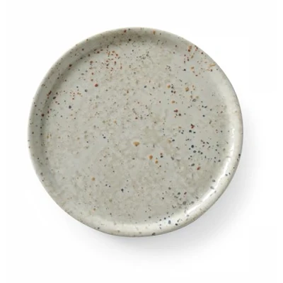 Afbeelding van Hendi Pizzabord Drop Collection Lichtgrijs Ø 310 mm Modern Design Vaatwasmachinebestendig