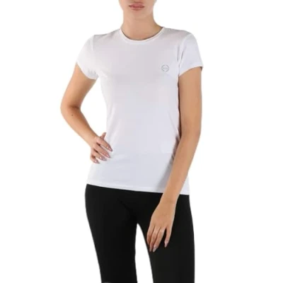 Afbeelding van Armani Exchange Tshirt basic, Dames, Maat: Large, Optic white