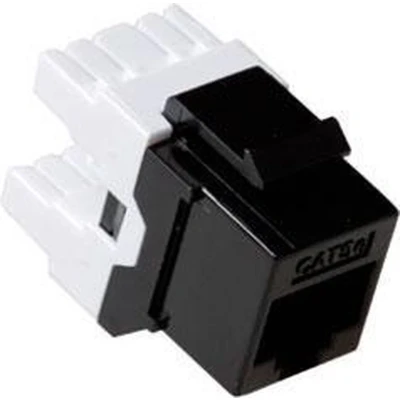 Afbeelding van ACT TD5012 Keystone Jack CAT5E Unshielded Zwart