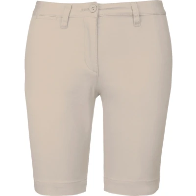 Afbeelding van Kariban Dames chino bermudashorts K751 Beige
