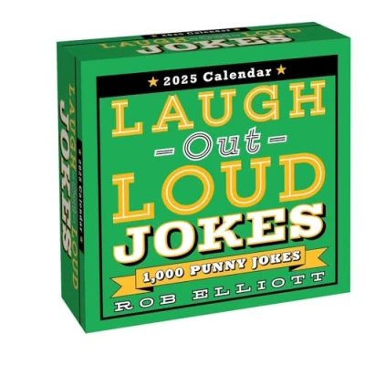 Afbeelding van Laugh Out Loud Jokes 2025 Day To Calendar: 1,000 Punny