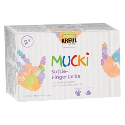 Afbeelding van Kreul Mucki Softie Vingerverf Set 6x150 ml