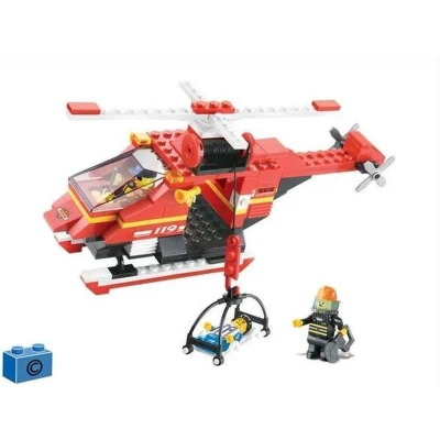 Afbeelding van Sluban Fire Alarm M38 B0218 Brandweer Helikopter 155 delig