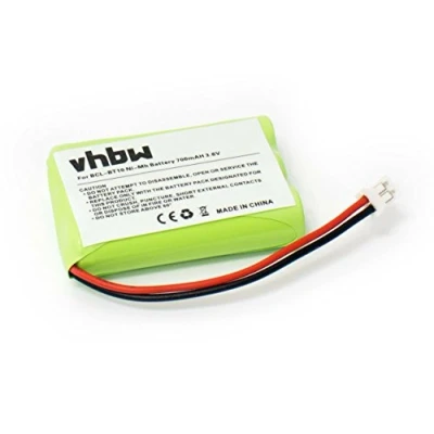 Afbeelding van vhbw Accu geschikt voor Brother IntelliFax 1960C, BCL D10, D20, FAX MFC 2580c, 845cw vervangt BT10, LT0197001 (700mAh,3.6V, NiMH)