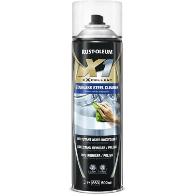 Afbeelding van Rust Oleum rvs reiniger X1 Excellent 0,5l spuitbus