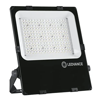 Afbeelding van Ledvance schijnwerper led asymmetrisch 26800lm 200w 4000k cri80 89 ip66 100000uur aluminium beh zwart opbouw zwenkbaar 4058075353701