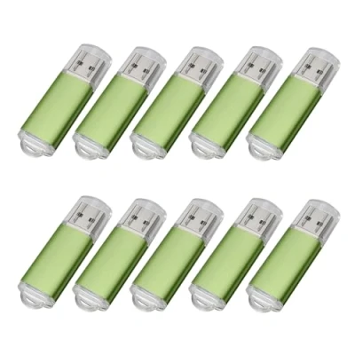 Afbeelding van Fenglangrong USB sticks, 10 stuks, 2.0, type pendrive, 4 GB, groen