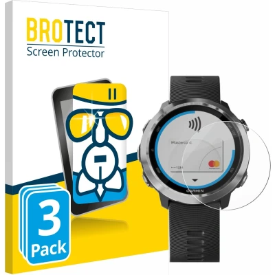 Afbeelding van BROTECT Screenprotector voor Garmin Forerunner 645 Folie Beschermfolie Beschermglas transparant (3 Stuks)