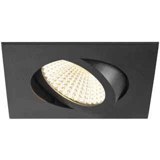 Afbeelding van Slv new tria 68 plafondinbouwarmatuur 1800 3000k 60 ip 20 vierkant zwart 1007430