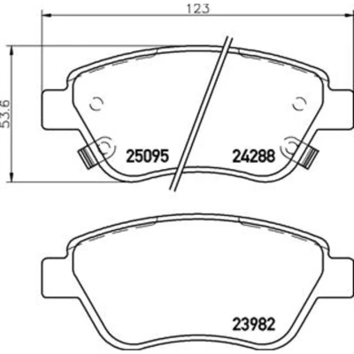 Afbeelding van Brembo Remblokset P 59 081
