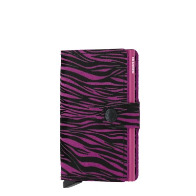 Afbeelding van Secrid Miniwallet Zebra fuchsia