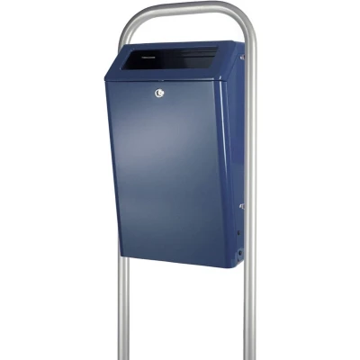 Afbeelding van Buitenafvalbak 50 ltr blauw