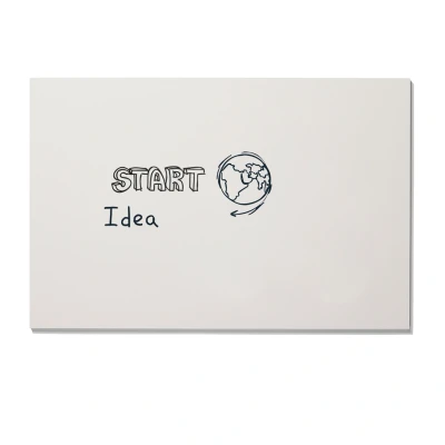 Afbeelding van Whiteboard zonder rand 98 x 148 cm